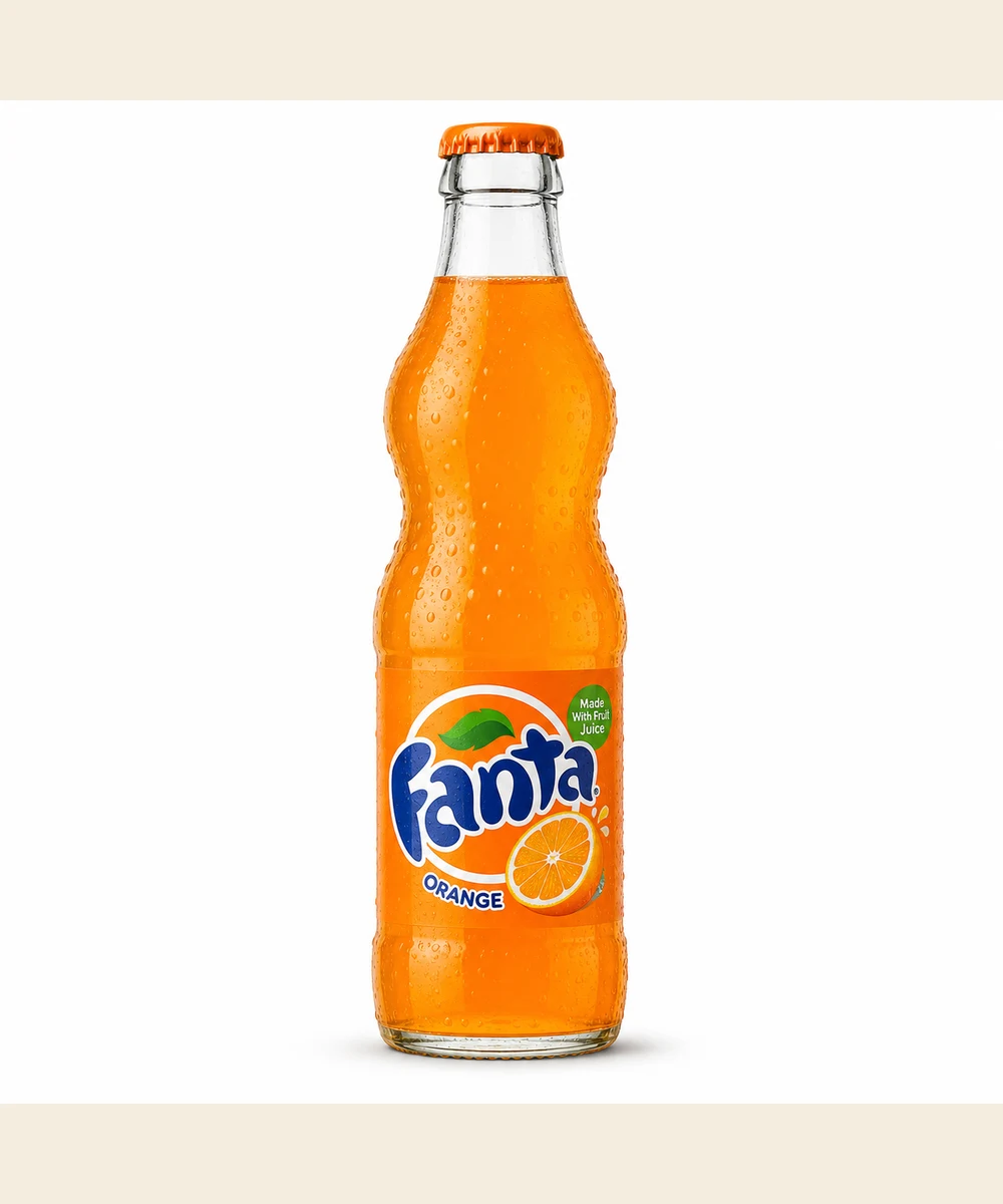 Glass Bottle Fanta