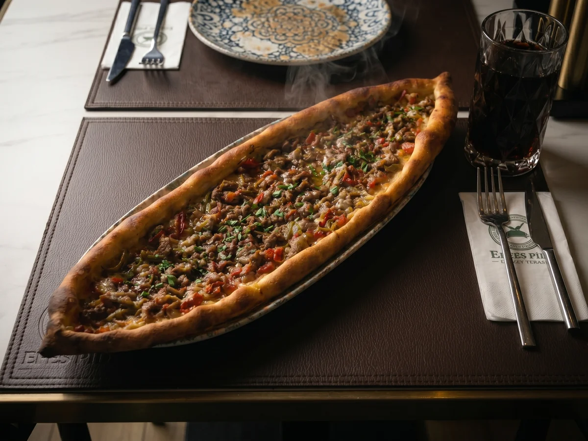 Cubed Beef Pide