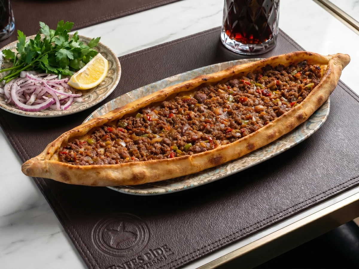 Open Minced Pide