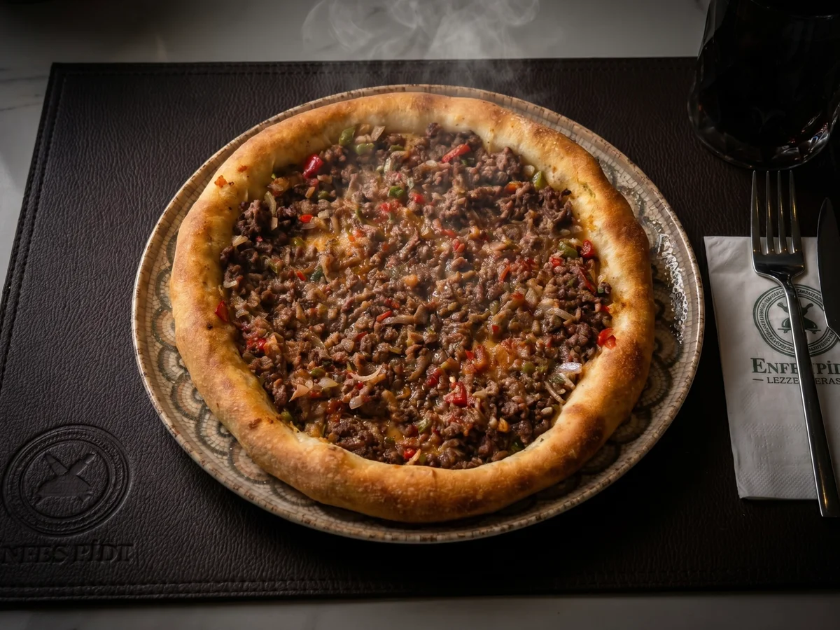 Round Minced Pide